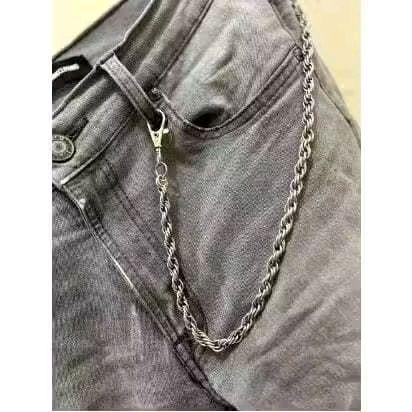 Rantai Dompet Baja Pria Rantai Untuk Pengaman Dompet Punk