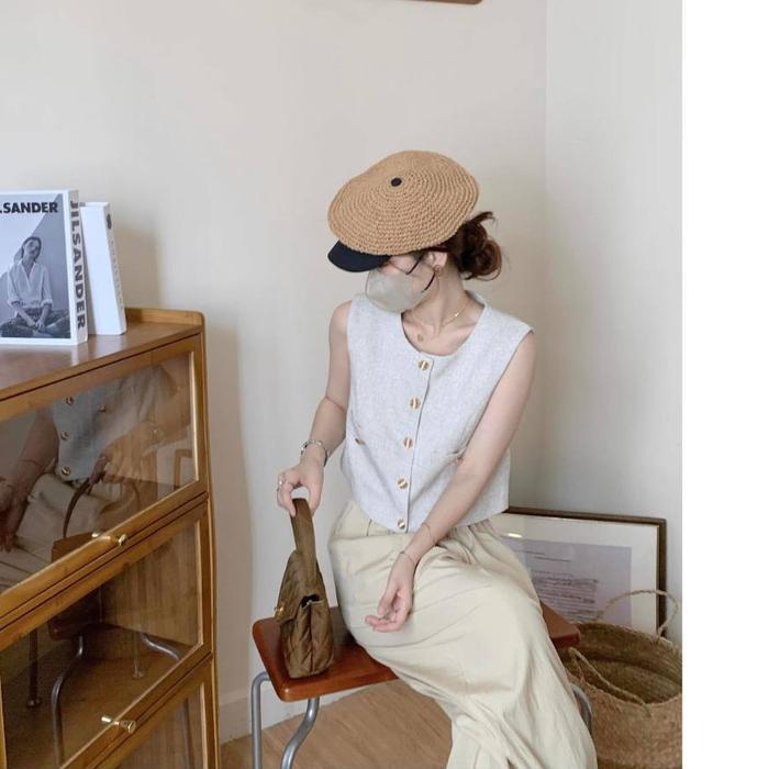 Prosperbling_Tweed Vest Premium Ellen Vest