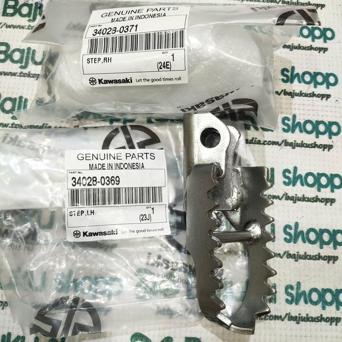 Footstep Besi Injekan Foot Step Depan Klx 230R Klx230R Sepasang Ori