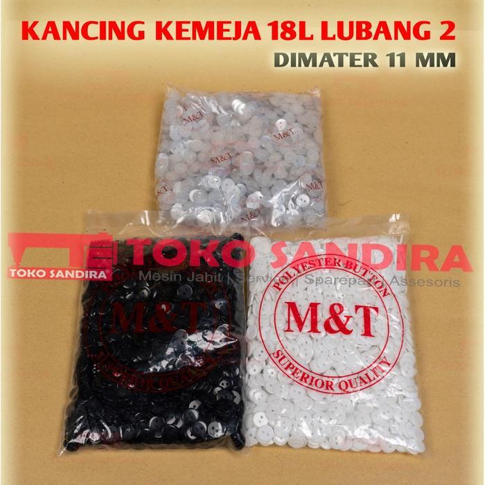1 MASS KANCING KEMEJA LUBANG 2/KANCING BAJU DIAMETER 11 MM/KANCING BAJU MURAH/KANCING 18L/KANCING