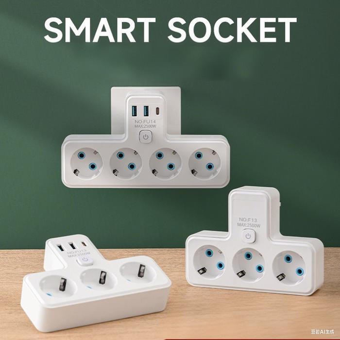 TECHBEE STOP KONTAK DINDING STOP KONTAK TEMPEL DINDING STOP KONTAK SAKLAR STOP KONTAK 4 LUBANG