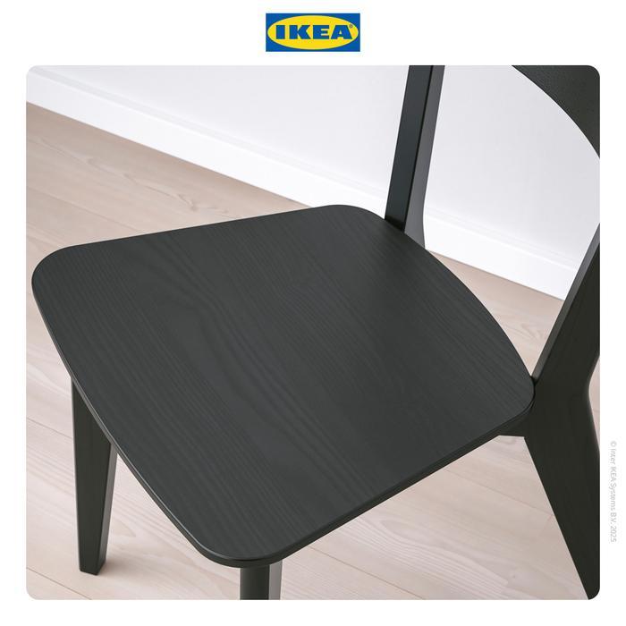 Ikea Lisabo Kursi Makan Minimalis Hitam Furniture