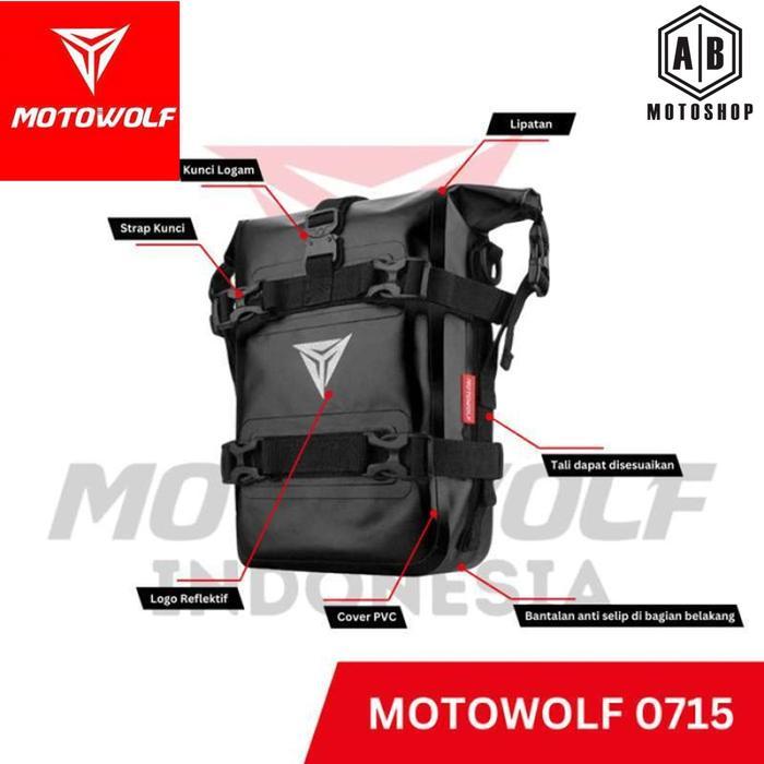 Crashbar Bag Motowolf Tas Side Bag Motor Waterproof