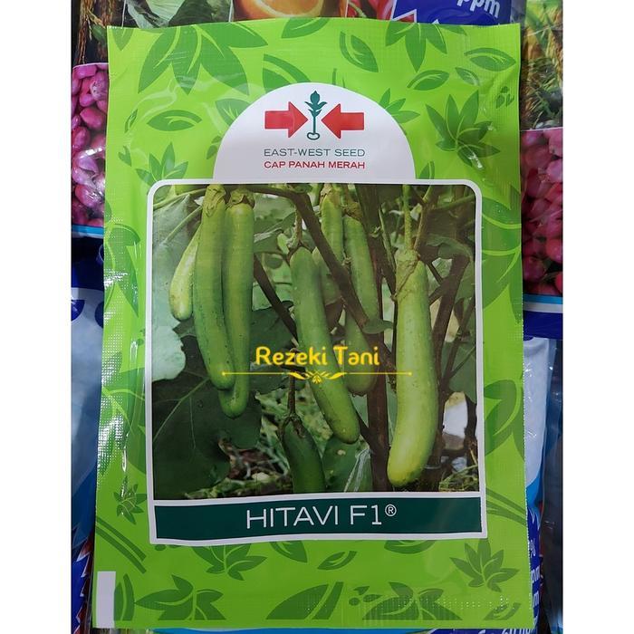 Benih Terong Hijau Hitavi F1 1100 butir Panah Merah