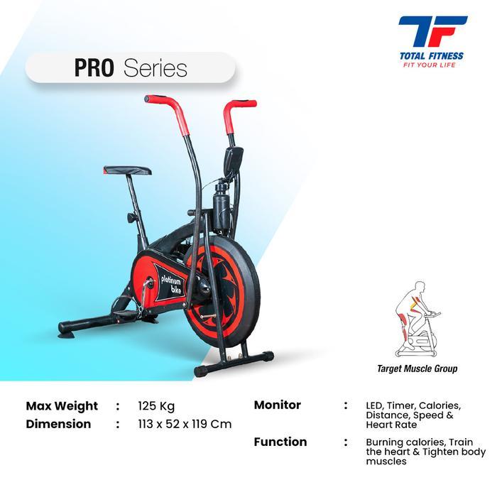 TOTAL FITNESS Sepeda Statis Olahraga Indoor Platinum Bike TL 8207
