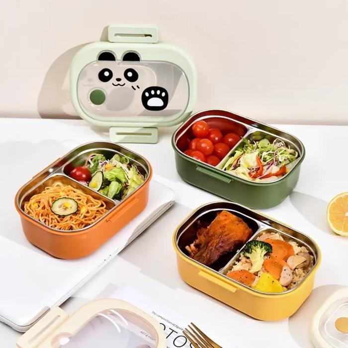Kotak Bekal Tempat Makan Anti Tumpah Lunch Box Aesthetic Lunch Box Set