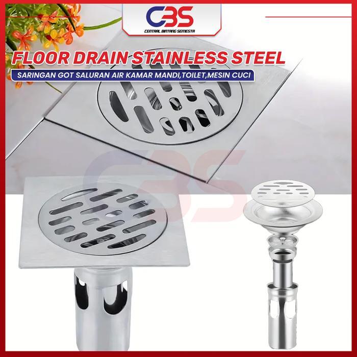 Saringan Got Stainless Steel Anti Bau Anti Kecoa Anti-odori-insect Floor Drain Dapur
