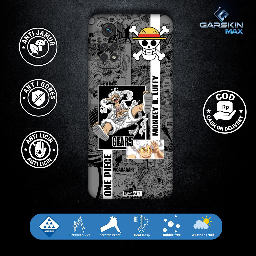 Garskin Skin Redmi Note 11 one piece Fullbody / Backonly | Anti Gores | Bisa Custom | Kode - t30