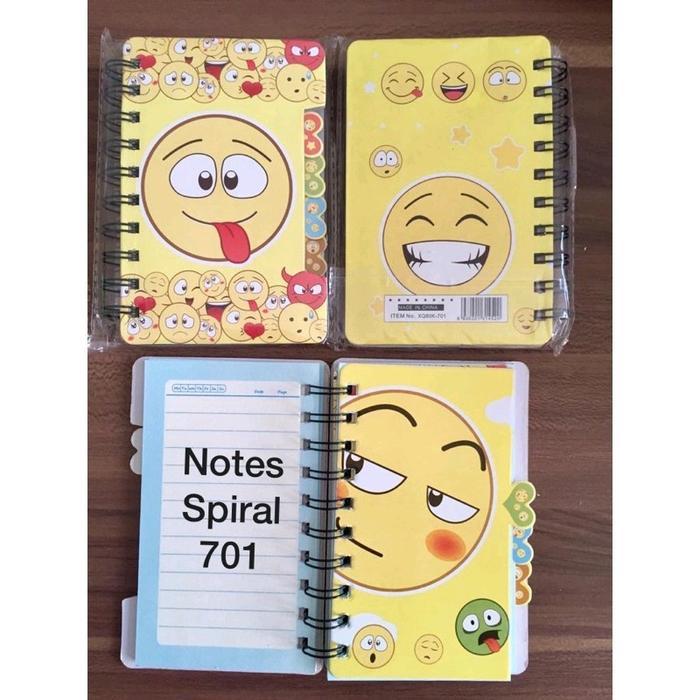 Buku Notes Agenda Harian Kecil Spiral