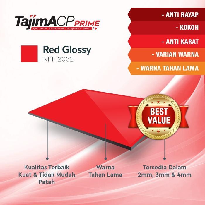 Acp Tajima 3Mm Pe- Red Glossy