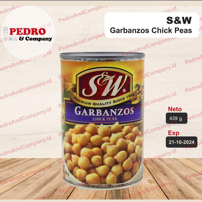 Sw Garbanzo Beans 439 Gram - Kacang Impor Kaleng New