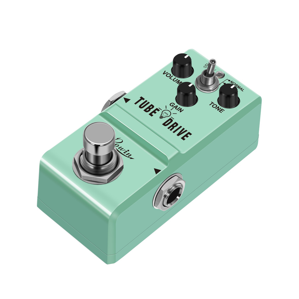 Rowin Tube Drive Guitar Analog Overdrive Pedal Blues Drive Vintage Overdrive Effect Warm/Hot Modes