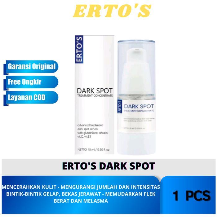 Penghilang Flek Hitam Membandel Ertos Dark Spot Serum