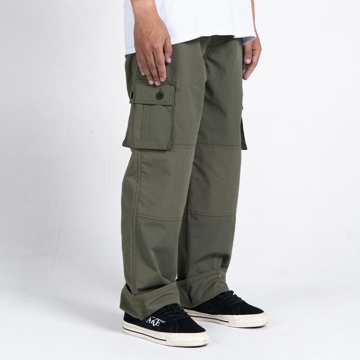 DISKON Co - Celana Cargo Rangers Loose Green READY STOCK