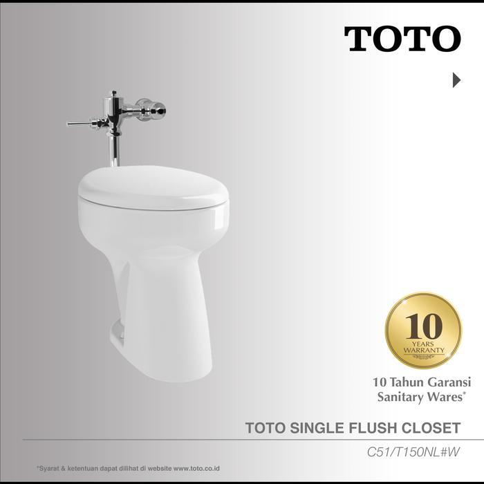 ` TOTO Closet C51/T150NL Closet Duduk - Kloset - Kloset Duduk