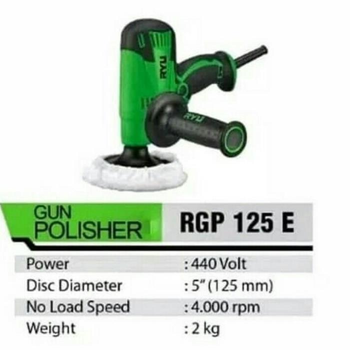 Mesin Poles Rgp 125E Ryu / Mesin Polisher Ryu