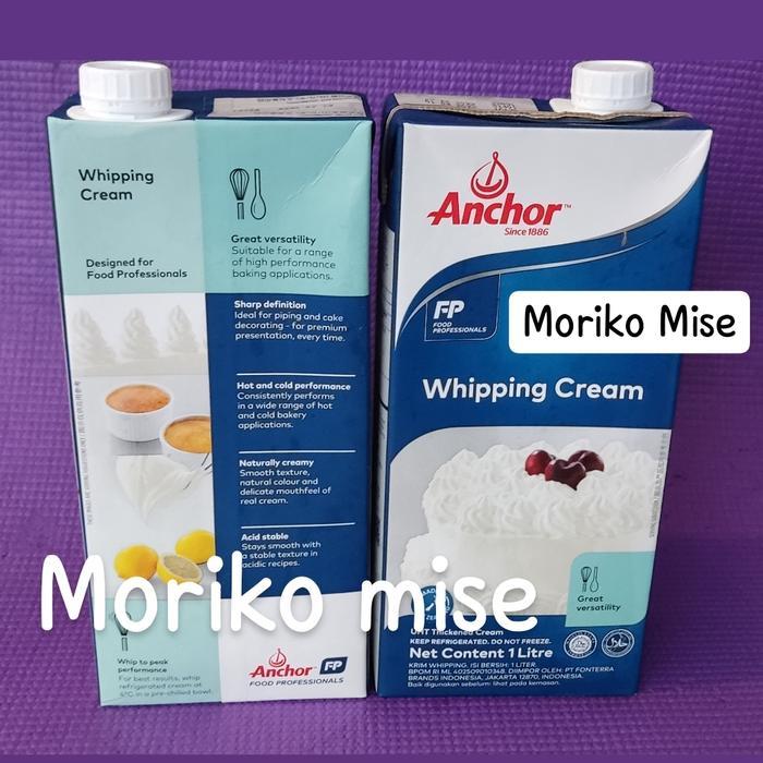 Anchor Whipping Cream 1Lt Gojek / Anchor Whipping Cream 1 Liter Tbk
