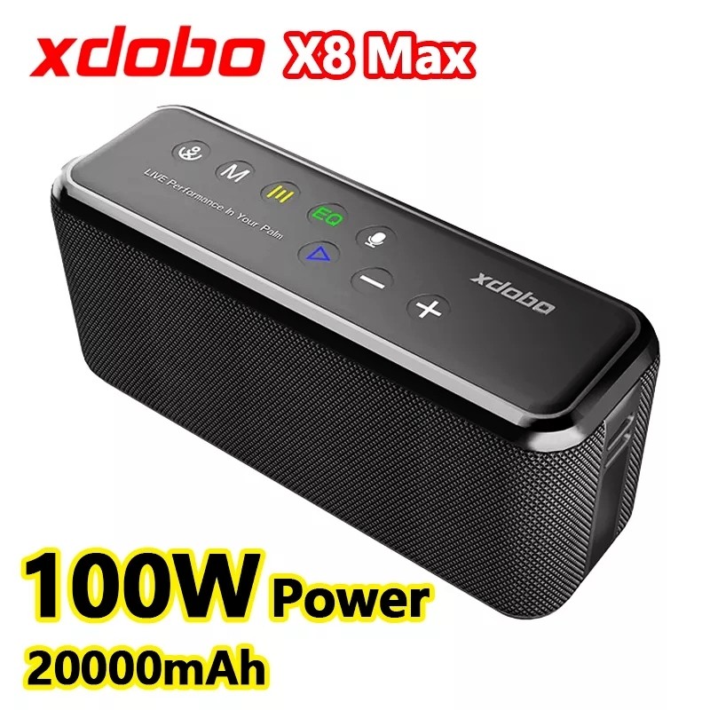 XDOBO X8 Max 100W High-power Wireless Bluetooth Speakers Game Sound TWS 3D Stereo Subwoofer Outdoor