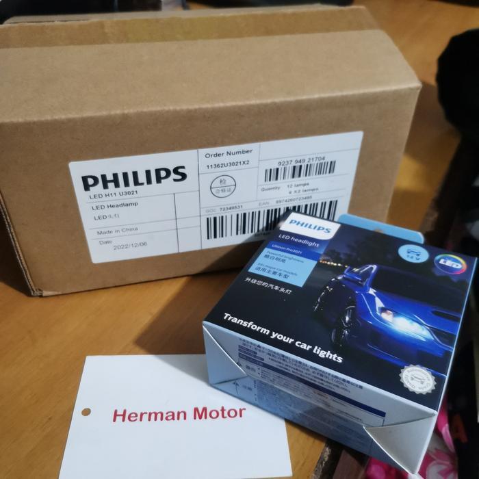 Bohlam Civic Crv BRV HRV Prestige Philips Ultinon LED HL H11 Original
