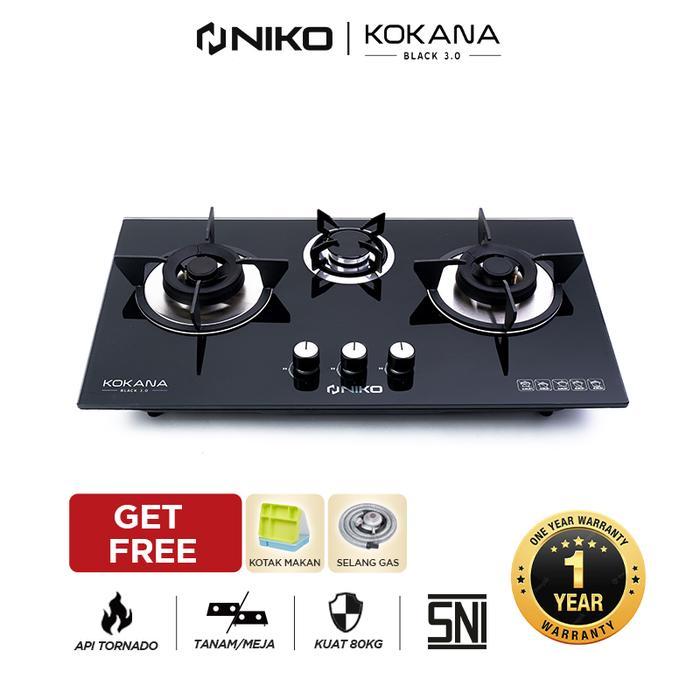 ` Kompor Gas Kaca - NIKO KOKANA