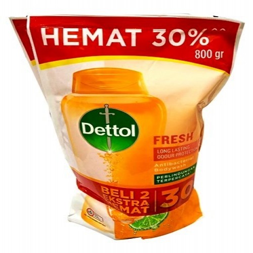 SABUN CAIR ANTISEPTIC DETTOL FRESH 2X800ML REFILL