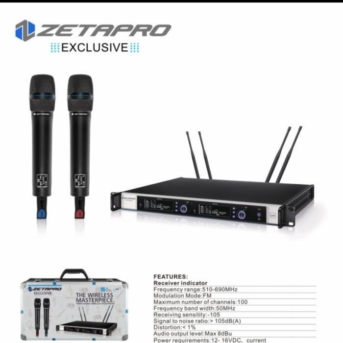 Mic Wireless Zetapro Exclusive Handheld Microphone
