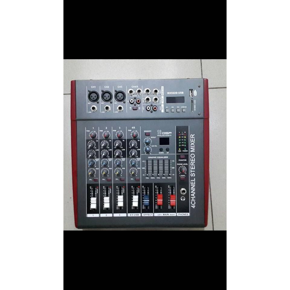 Power Mixer Pmx 502D ( 5 Channel )