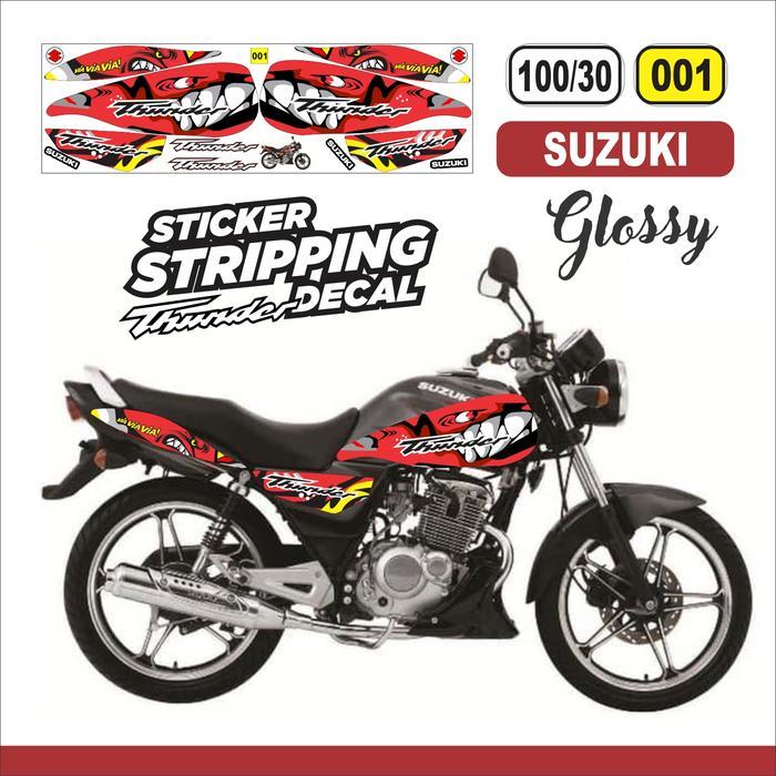 striping Suzuki Thunder 125 th. 2006-2007 / decal Thunder 125 th. 2006-2007 / variasi Suzuki Thunder