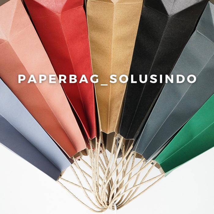 PAPERBAG/PAPER BAG/TAS KERTAS/KANTONG KERTAS WARNA MERAH
