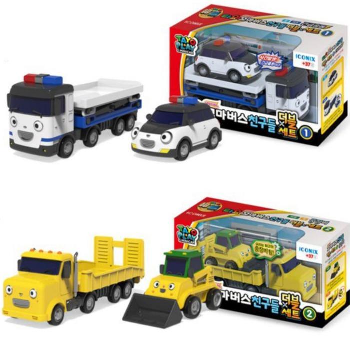 Tayo Bundling Tayo Bus Set Police Car/Bulldozer Flat Truck Tyt-121001/Tyt-121002
