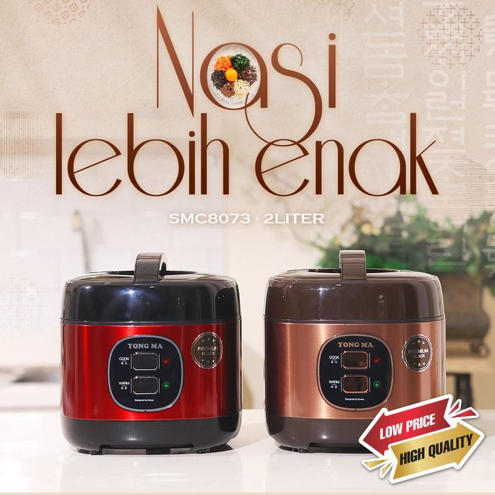 Yong Ma Manual Rice Cooker / Magic Com Smc 8073 (2.0 Liter)