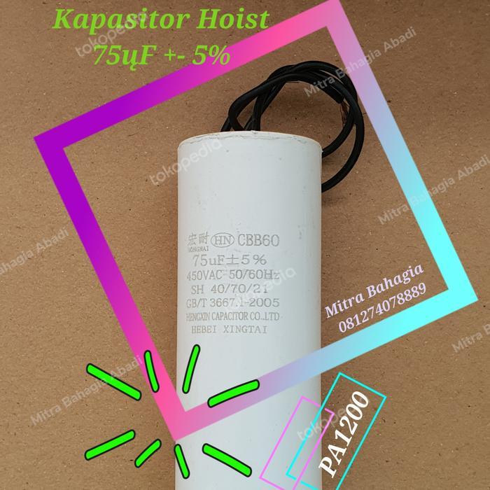 Paling Baik Kapasitor Mini Hoist Seri Pa 200 300 500 600 800 1200 Kg Terlaris