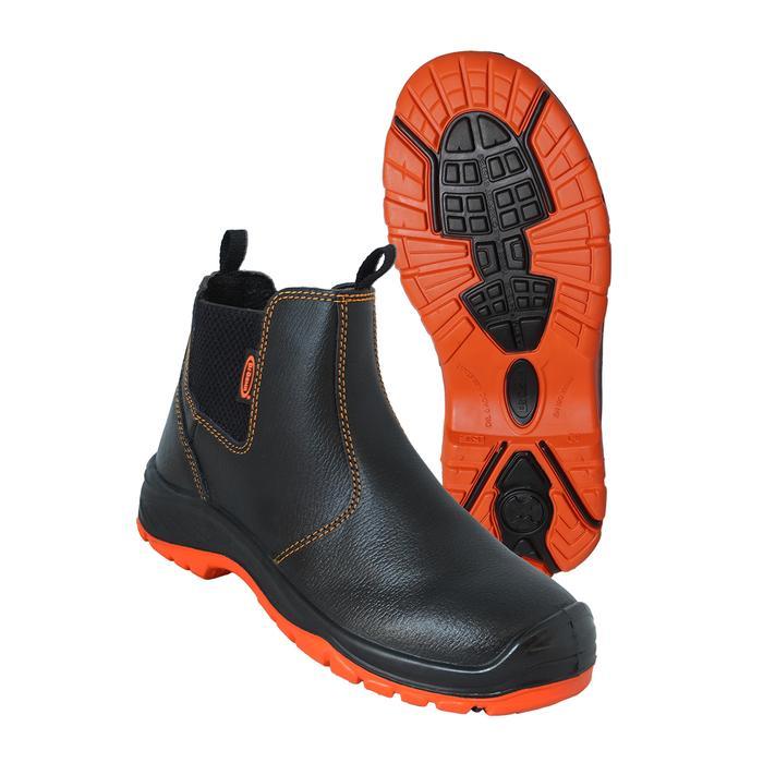 Spesial Produk Pilihan Dr Osha Principal 9222 S1 Safety Shoes Ankle Boot - Black Pasti Suka