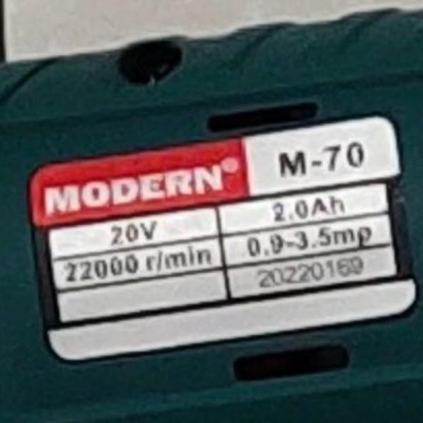 Jet cleaner Cas cordless Modern M70 mesin cuci mobil baterai 20V