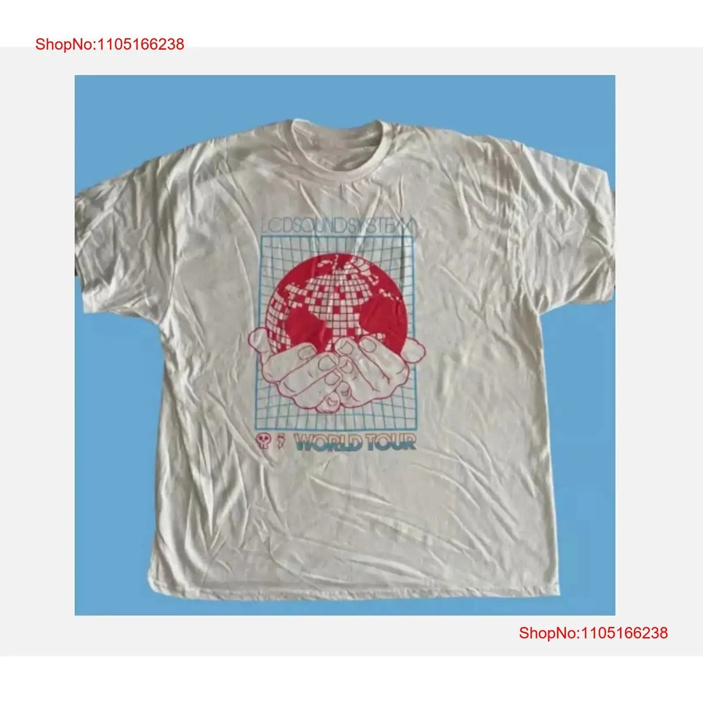 LCD Soundsystem If Anyone Has A Small World Tour T Shirt Full Size S 5XL BE2465 vintage Washed Top