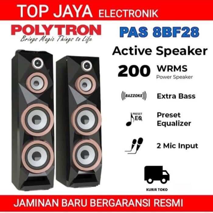 SPEAKER AKTIF POLYTRON PAS 8BF28 BLUETOOTH/SALON AKTIF POLYTRON PAS 8BF28 - DUS Bawaan Pabrik