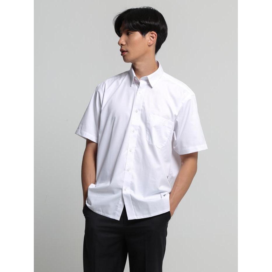 Valino Kemeja Putih Pria Lengan Pendek - V-Xxxb02-A5