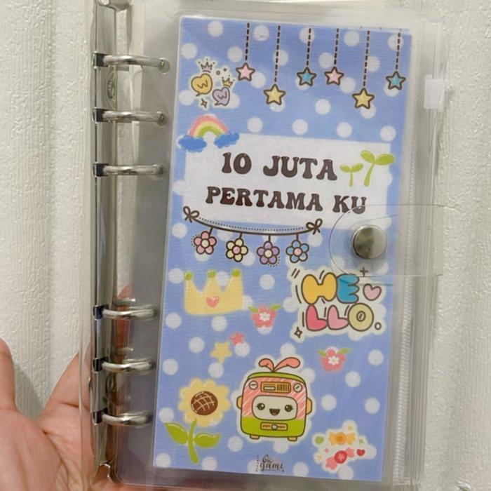 TGR PAKET BINDER MENABUNG HEMAT, PAKET BINDER KEUANGAN HEMAT TANTANGAN MENABUNG 10 JUTA PERTAMA