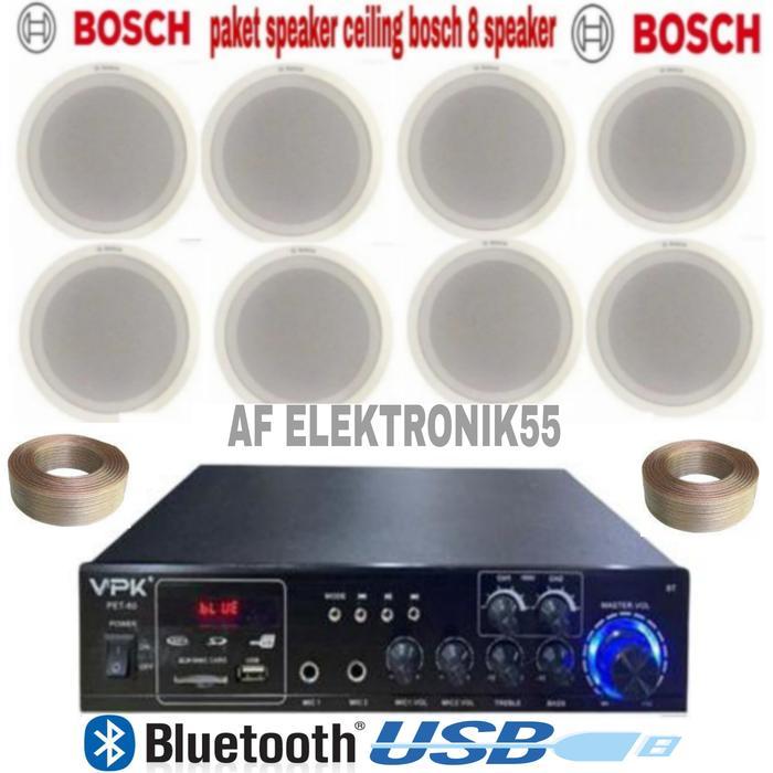 Paket Speaker Ceiling BOSCH 8 Speaker Original