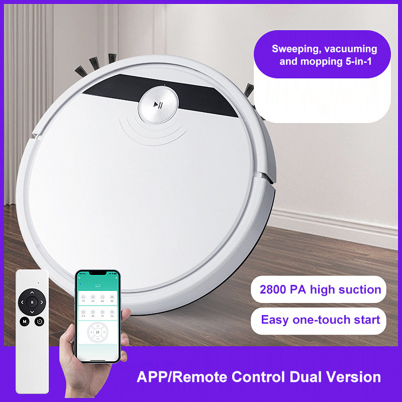 . 2024 2800Pa 3-In-1 Rs800 With Remote Control&App Super Quiet -