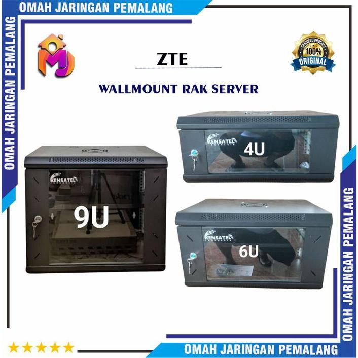 Kensatel Wallmount Mini Rak Server Ukuran 4U 6U 9U 12U