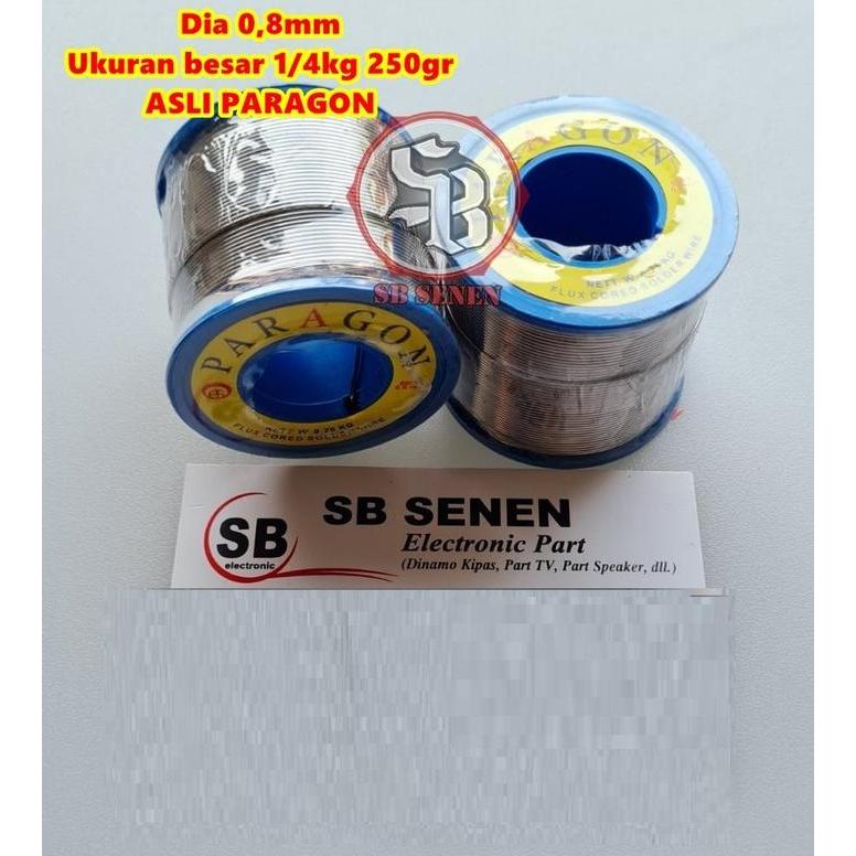 Timah Solder Paragon Roll Besar 1/4Kg 250Gr