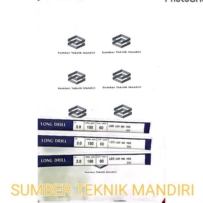 Mata Bor Nachi Long Drill 2Mm Panjang 150Mm / Nachi Long 2 X 150Mm