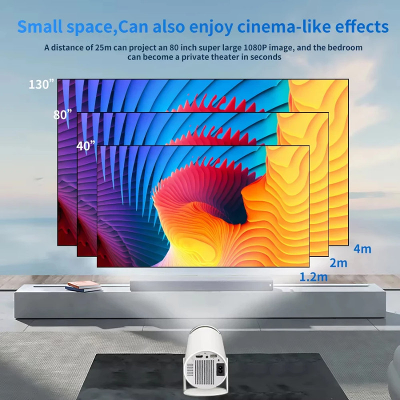 3D Game Projector 2 in 1 HY300 M300MAX Controller Gamepad Android 11 5G WIfi Playstore Home Cinema