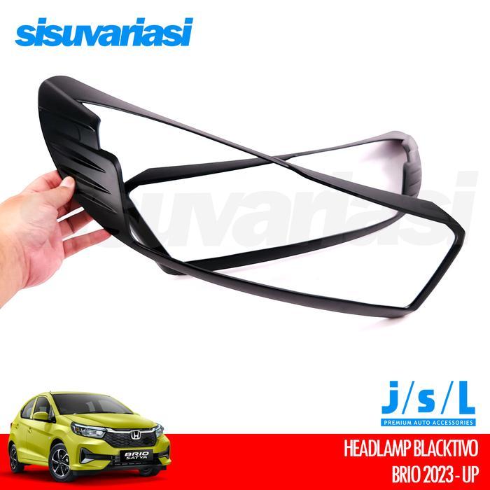 Brio 2023 2024 2025 Aksesoris Cover Headlamp Lampu Depan Jsl