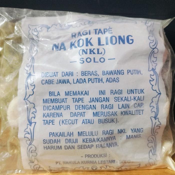 "New" Ragi Tape NKL Cap Kencana 40gr Isi 15 Butir