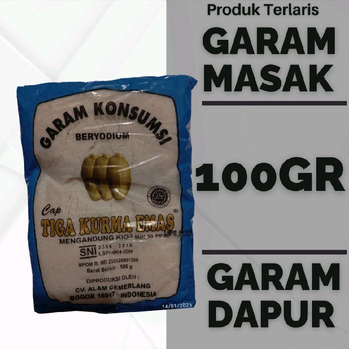 "New" GARAM HALUS 1KG - GARAM MASAK 1KG - GARAM DAPUR 1KG - GARAM IODIUM 1KG