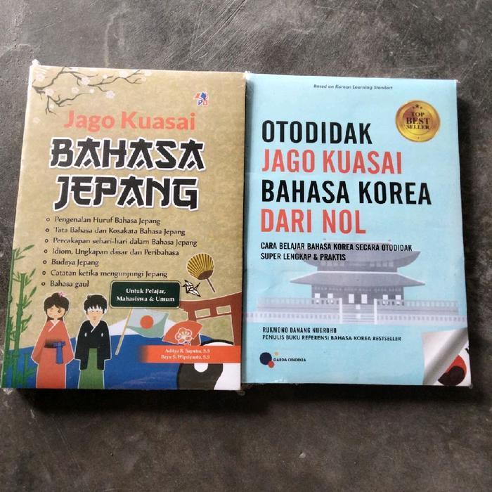 Paket 2 Jago Kuasa Bahasa Jepang dan Otodidak Jago Kuasai Bahasa Korea