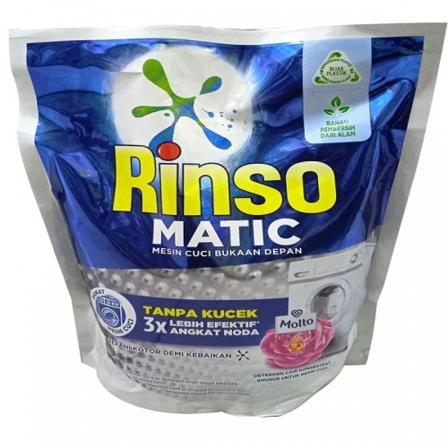 RINSO MATIC FRONT LOAD DETERGENT CAIR 1450ML POUCH