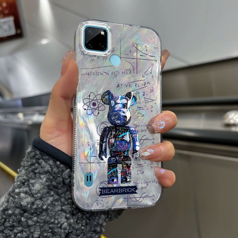 Casing Hp Untuk Realme C21Y C25Y C21 Case Casing HP Softcase ponsel silikon tahan jatuh transparan c